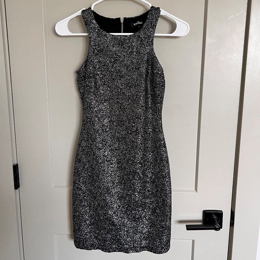 Speechless Black/Metallic Dress